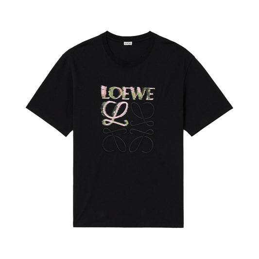 LOEWE DISTORTED T-SHIRT BLACK