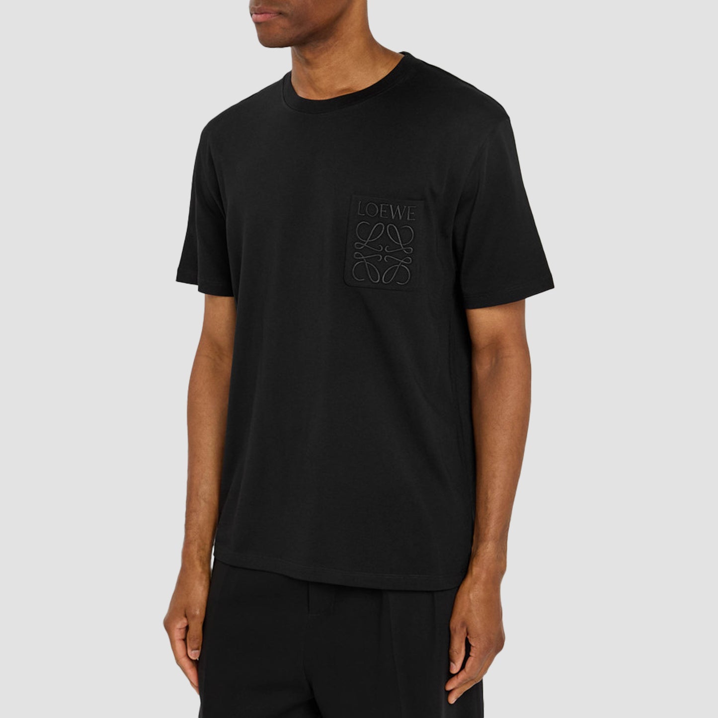 LOEWE ANAGRAM T-SHIRT BLACK