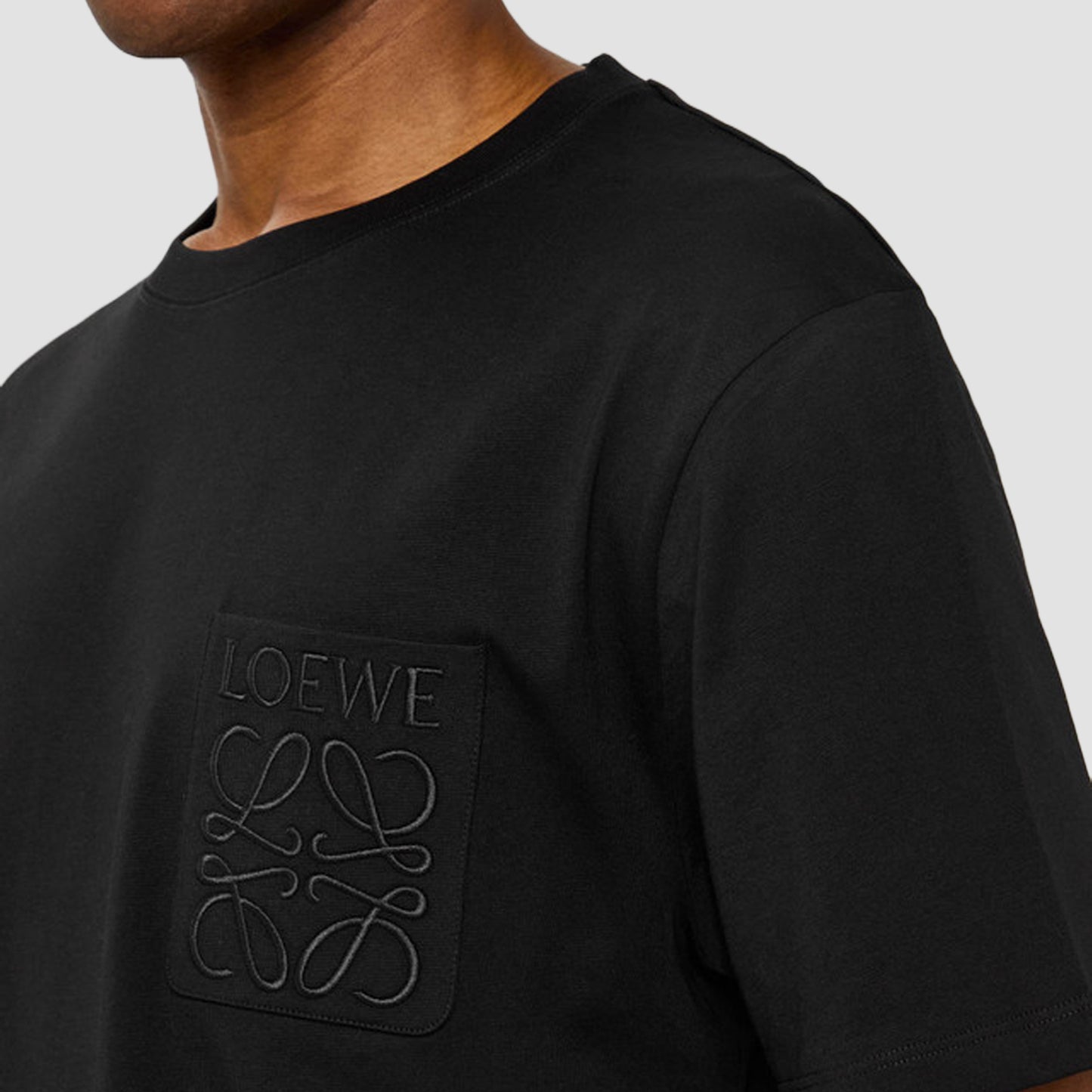 LOEWE ANAGRAM T-SHIRT BLACK