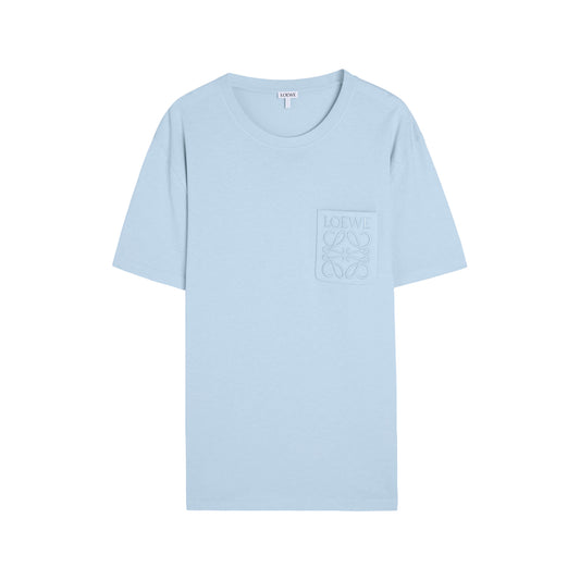 LOEWE ANAGRAM T-SHIRT BLUE
