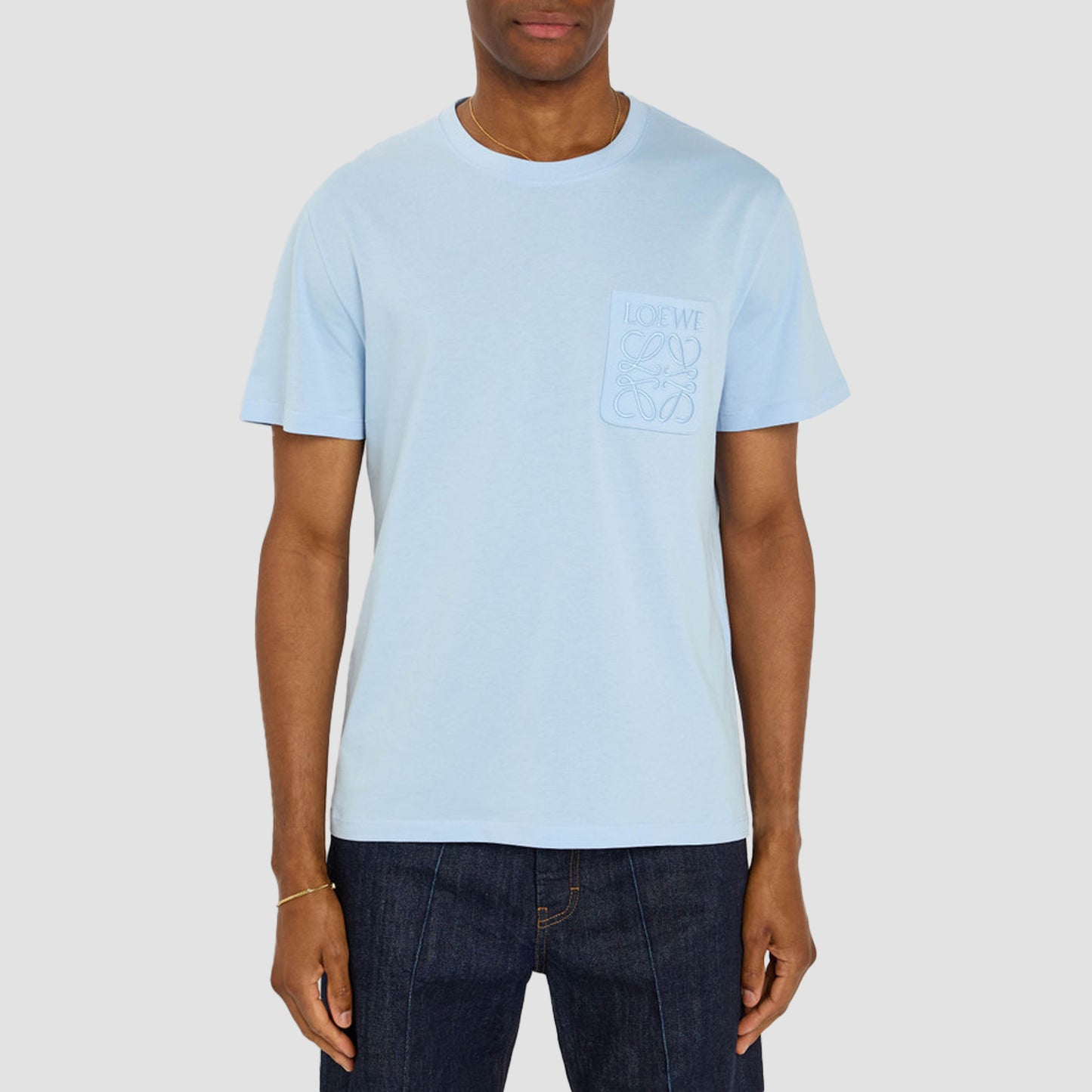 LOEWE ANAGRAM T-SHIRT BLUE